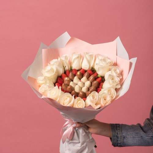 Букет из клубники "Ариэль"