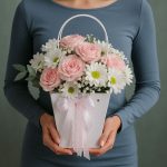 Коробки с ромашками