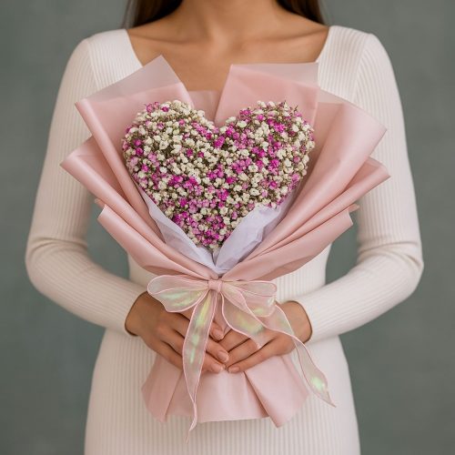 Букет Гипсофил «Серенада сердца»