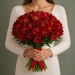 Альстромерии красные