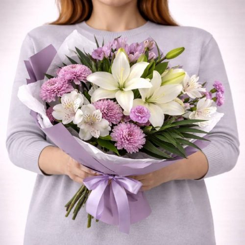 Букет «Пудровая гармония»